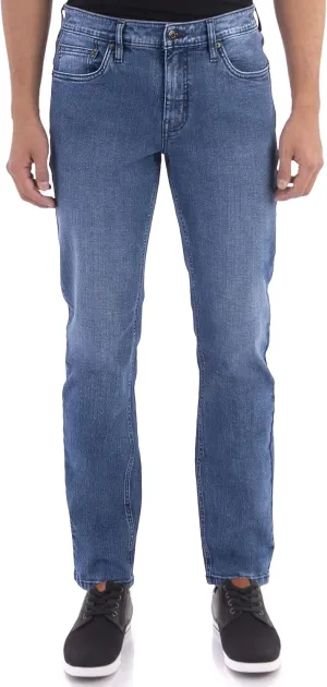 Slim Fit Mens Jeans – Stretch Fabric Tapered Pants for Men – Premium Comfort Casual Wear and Work Attire