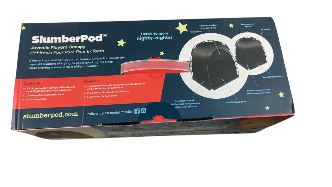 SlumberPod 2.0 Sleep Canopy, Black Classic