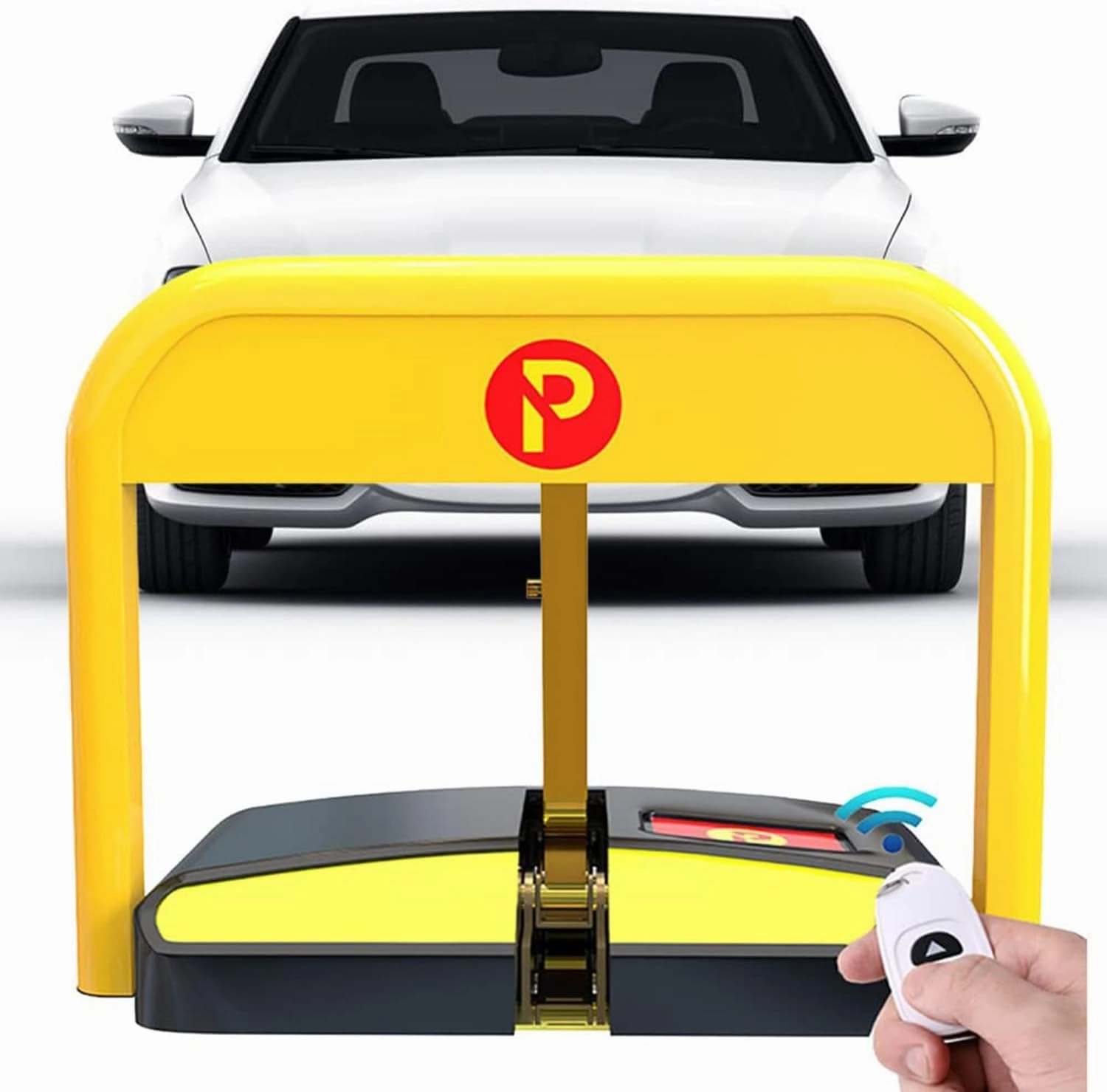 Smart Lock Parking Bollard, bollards for Driveway, Parking barriers  Remote Control, Car Park Driveway Guard Saver Automatic Barrier Remote Controlled