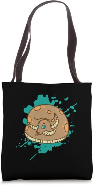 Snake in japanese Kawaii Style Animal Tote Bag