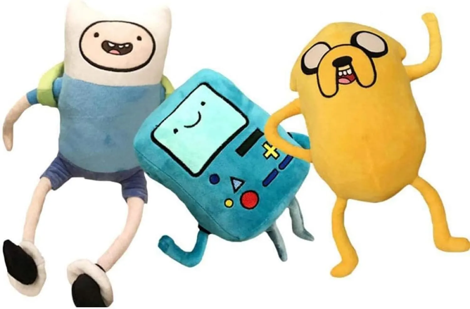 Soft Plush Toy Collection | Characters Finn, Jake & BMO | 11in Stuffed Dolls | Perfect for Birthday Gifts, Party Decor & Collectors | Safe, Premium Material (BMO)