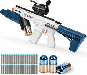 Soft Bullet Toy Guns Pistol Shotgun Foam Dart Blaster Sniper Rifle Boys Girls Kids Adult Christmas Birthday Gift Age 5 6 7 8 9 10 11 12 Year Old Indoor Outdoor Play Shooting Games Cosplay Prop Cap Gun