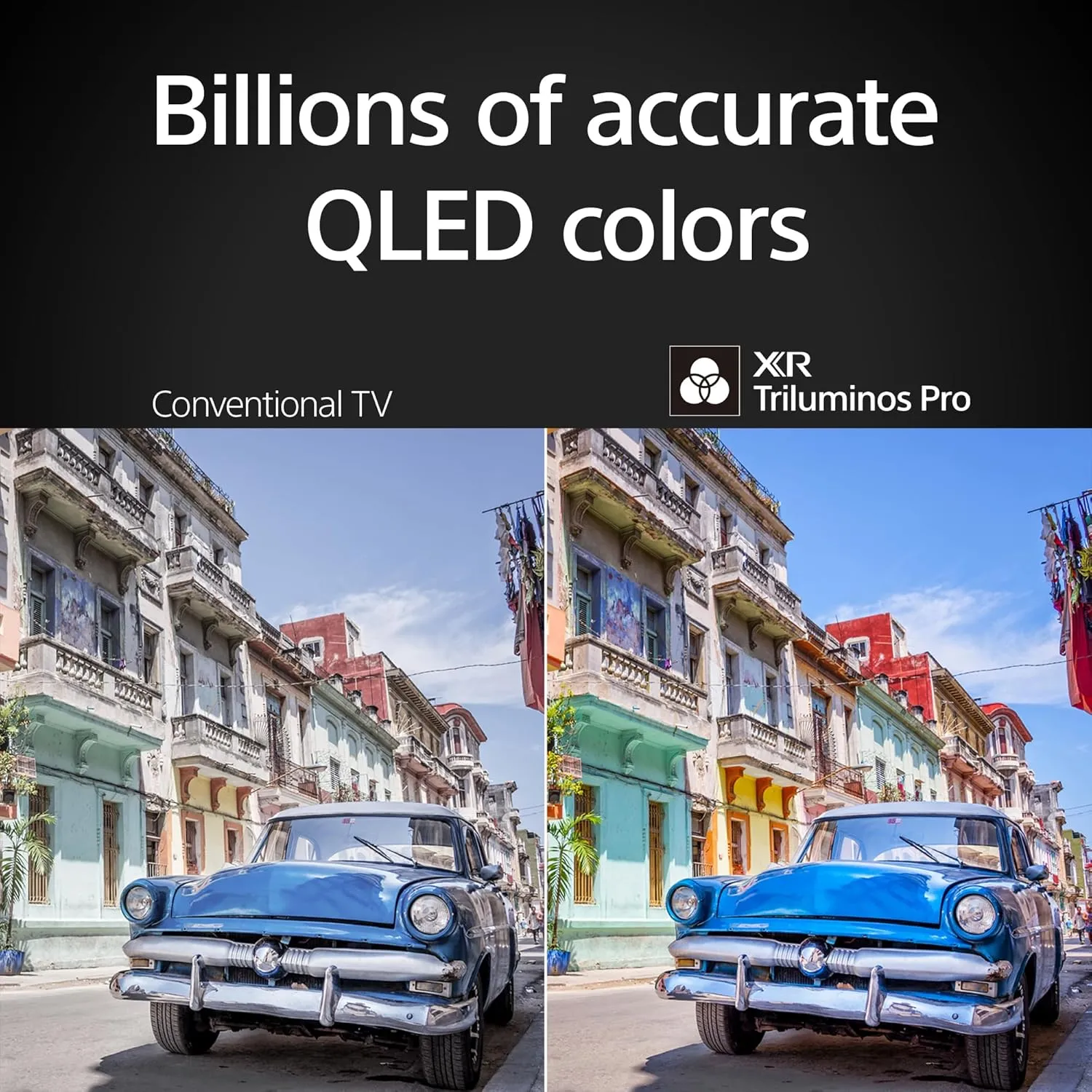 Sony 65-Inch Mini LED QLED 4K Ultra HD TV BRAVIA 7 Smart Google TV with Dolby Vision HDR, Exclusive Ps5 Features, (K-65XR70) 2024 Model