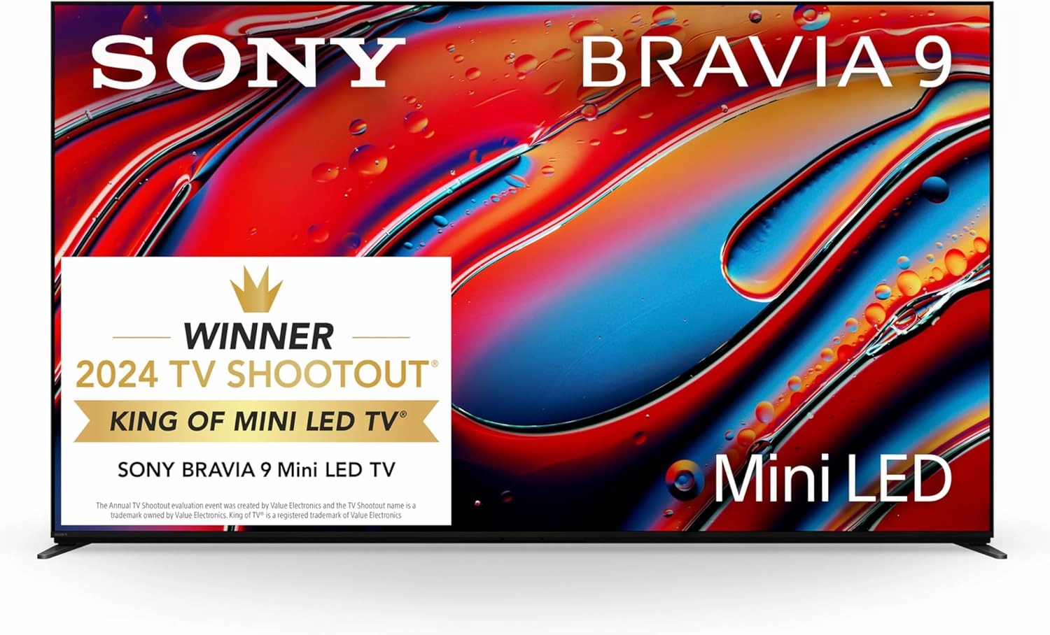 Sony 65 Inch Mini LED QLED 4K Ultra HD TV BRAVIA 9 Smart Google TV with Dolby Vision HDR and Exclusive Features for PlayStation 5 (K-65XR90), 2024 Model