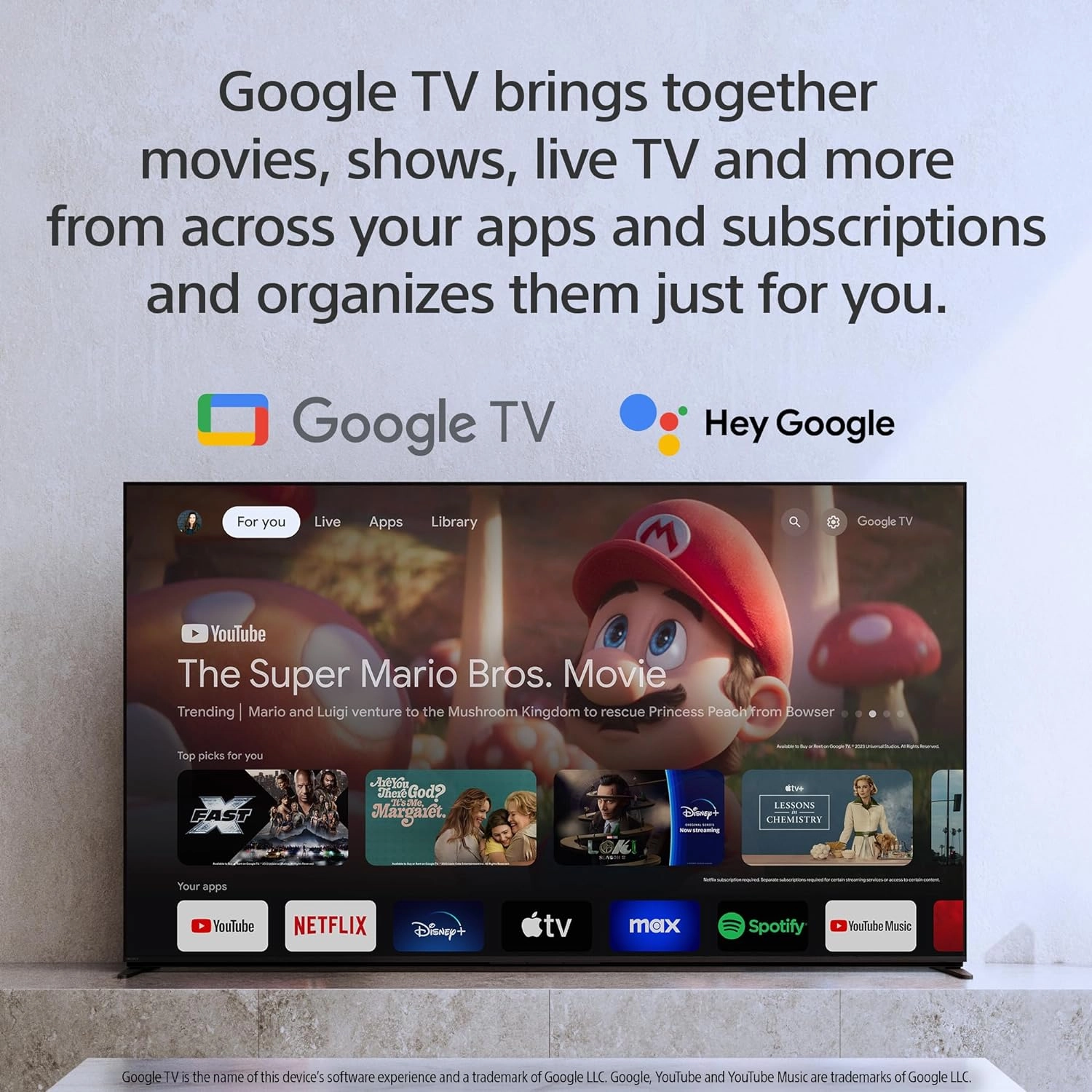 Sony 65 Inch Mini LED QLED 4K Ultra HD TV BRAVIA 9 Smart Google TV with Dolby Vision HDR and Exclusive Features for PlayStation 5 (K-65XR90), 2024 Model