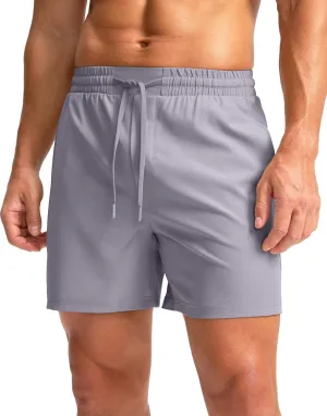 Soothfeel Men's Athletic Running Shorts with Zipper Pocket 5 Inch /7 Inch Quick Dry Tennis Gym Workout Shorts for Men