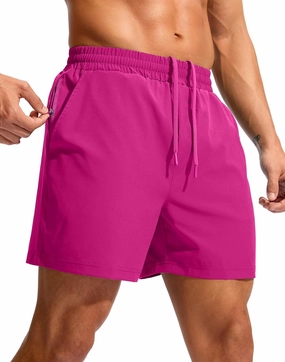 Soothfeel Men's Athletic Workout Shorts with Zipper Pocket 5"/7" Running Gym Shorts for Men Lightweight Quick Dry Tennis