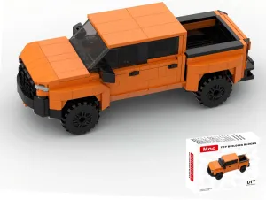 Speed Champions Building Blocks, Collectible Model Cars Kits for Adults and Children, Famous Classic Orange Pickup Truck Blocks, Vehicle DIY Building Toys(445PCS)