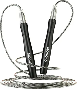 Speed Ropes Jump Rope For Men/Women- Premium Quality Tangle-Free - Self-Locking Screw-Free Design - Speed Ropes for Boxing/Crosffit/Double-Unders - Skipping Rope for Workout & Home Exercises
