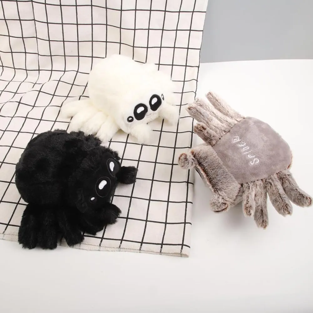Spider Plush Toy 9 inches - This Cute Spider Plush Animal Toy, is Perfect for Birthday Gifts, Halloween, and Valentine's Day Alone!