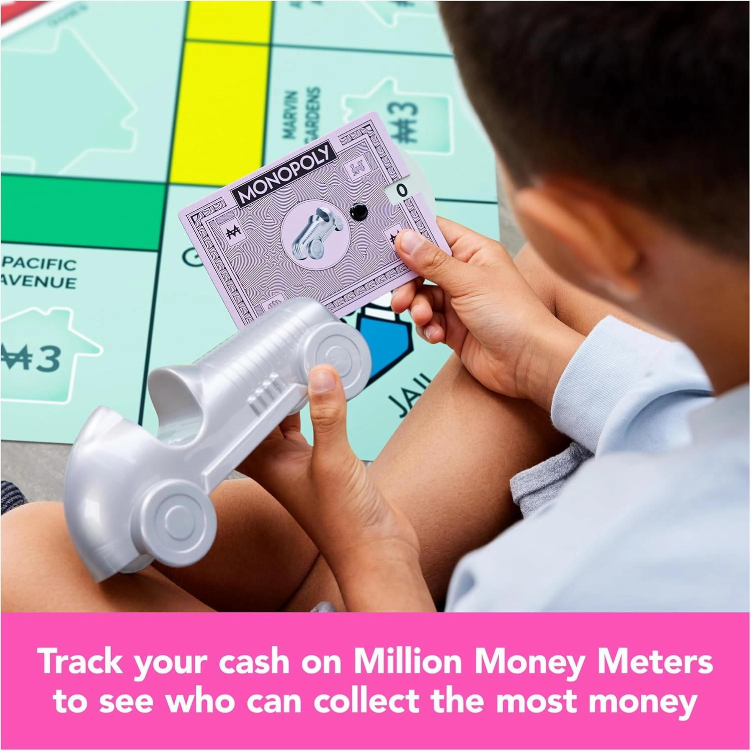 Spin Master Games, Monopoly Giant Edition, Indoor & Outdoor Games, Classic Board Games, 2-4 Players, for Ages 6 & Up