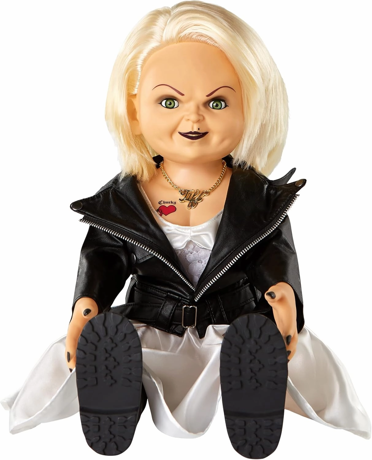 Spirit Halloween Talking Tiffany Doll | Officially Licensed | Horror Decor | 20 Inches Tall | Talking and Moving Prop