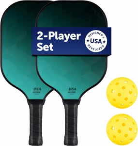 Sport Squad Pickleball Paddles Set of 2 and Single Paddles - Lightweight, Durable & High-Performance Playability - Enhanced Grip & Power - USA Team-Developed Rackets, Sets & Accessories for All Levels