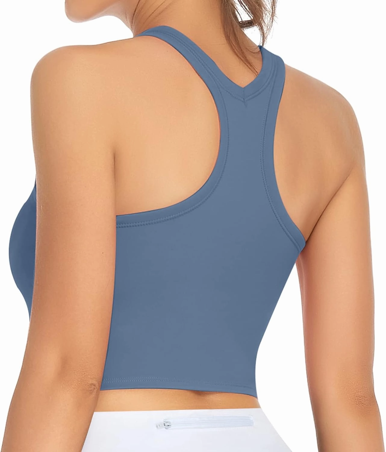 Sports Bras for Women Padded Wirefree Workout Crop Cute Tank Tops Athletic Camisole Yoga Fitness Running Gym