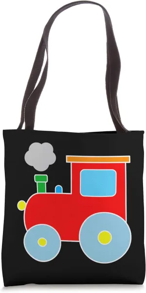 Steam Locomotive Engine Train Toddler Boys Tote Bag