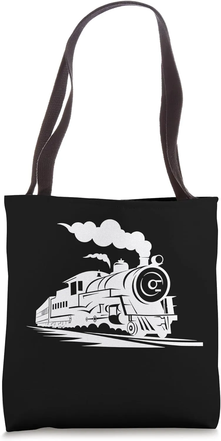 Steam Train Model Railway Tote Bag