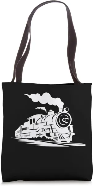Steam Train Model Railway Tote Bag