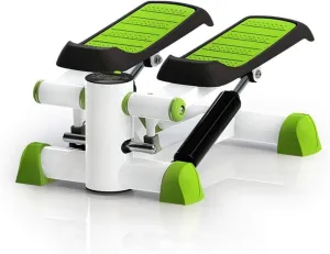 Stepper Stepper, Adjustable Mini Stair Exercise Equipment Step Machine with Led Counting Display Silent No Installation Double-Layer Pedals Low Noise Operation Suitable for Home Sports