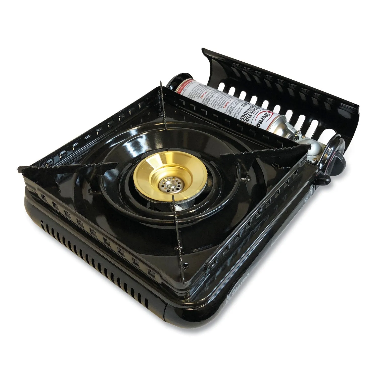 Sterno® Butane Stoves, 15,000 Btu, Piezoelectric Ignition, 13 X 11 X 3.75