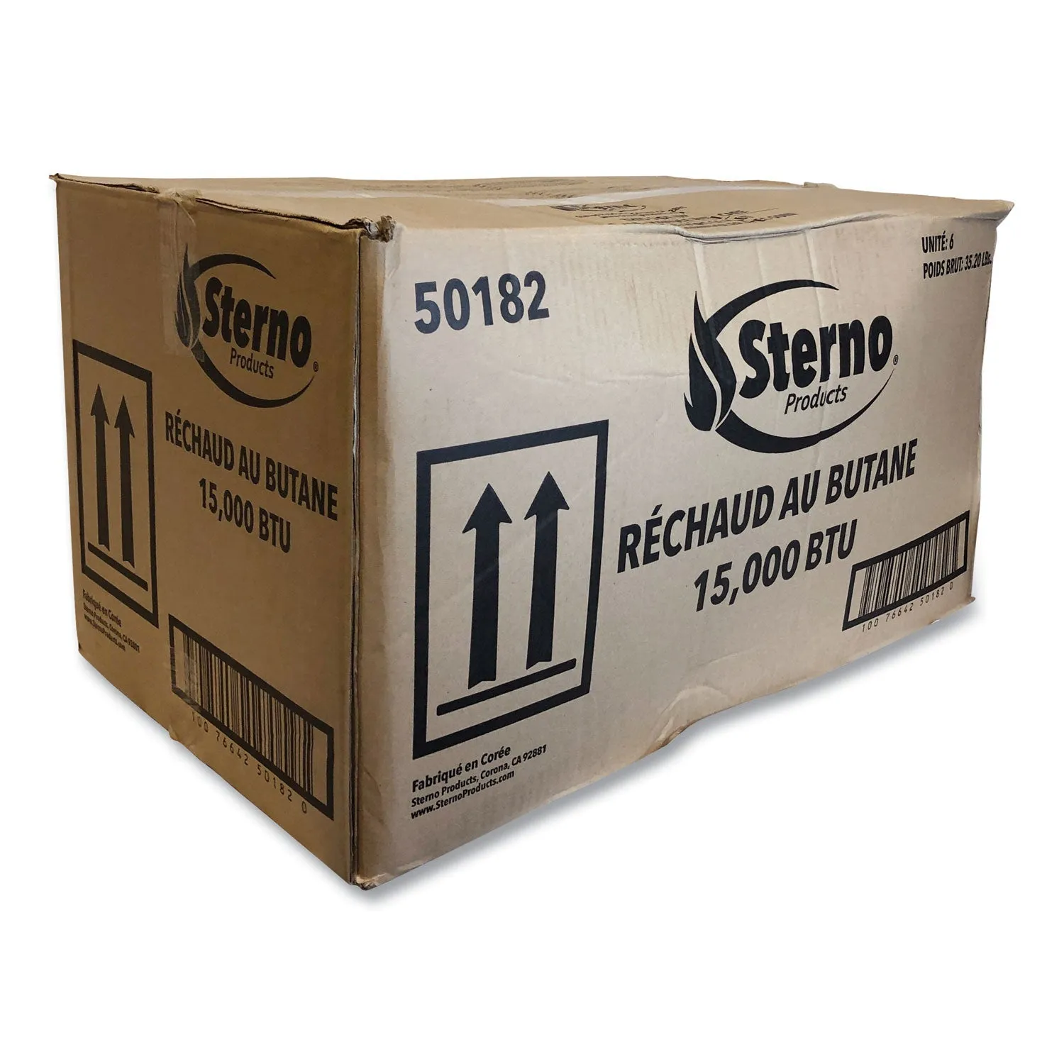 Sterno® Butane Stoves, 15,000 Btu, Piezoelectric Ignition, 13 X 11 X 3.75