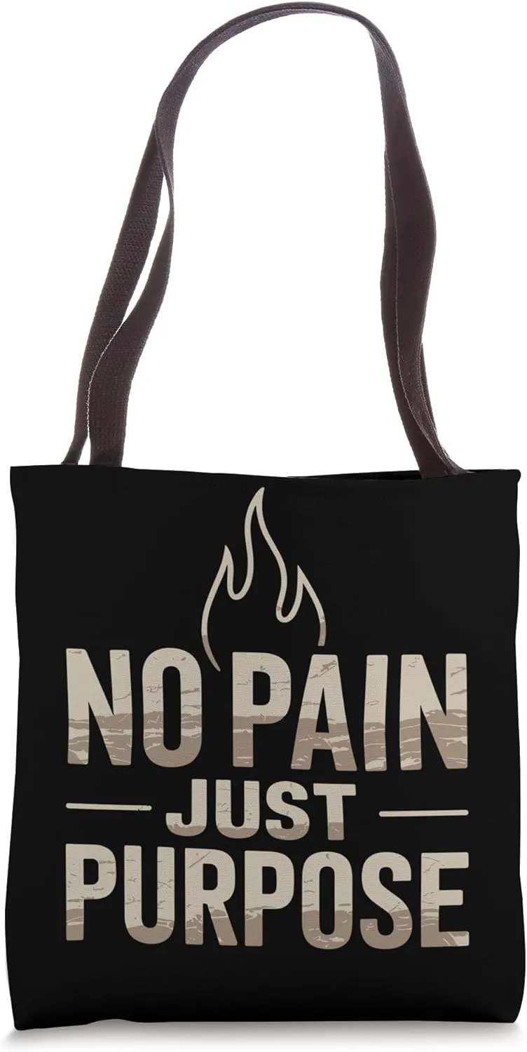 Stoic Runner Running Discipline Motivation Memento Mori Tote Bag