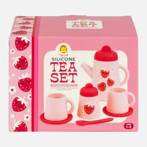 STRAWBERRY PATCH SILICONE TEA SET