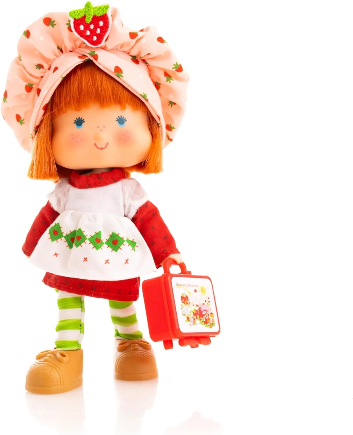 Strawberry Shortcake 'Limited Edition' Classic Version Strawberry Shortcake 5.5-inch Poseable Sweet Scented Fashion Doll with 4 Surprise Reveal Accessories
