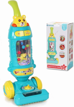 SUPERHIGH Kids Vacuum Cleaner Toy for Toddler, Toy Vacuum with Lights & Sounds Effects, Great 3-6 Year Old Girl Gifts and Boys, Pretend Play for Toddlers
