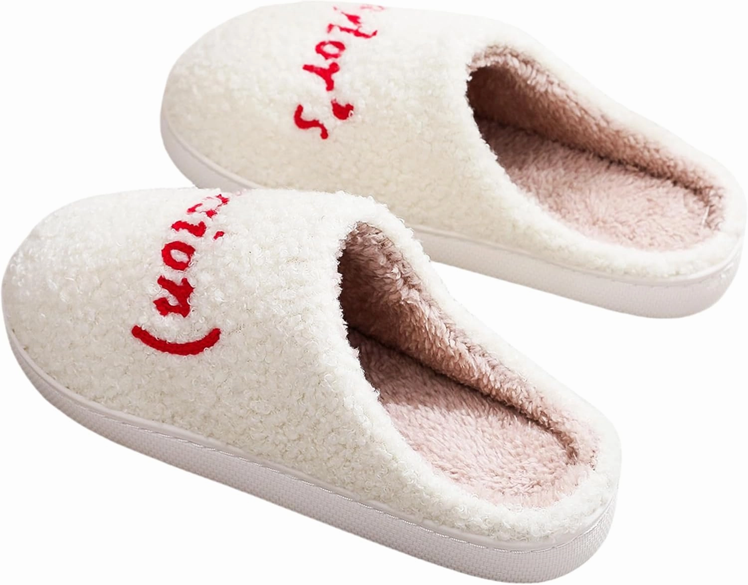 Taylor's Comfy Bedroom Slippers - Cute Ladies Cozy Fluffy Fuzzy House Slippers With Soft Memory Foam Insole