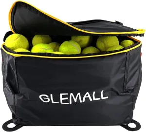 Tennis Ball Basket 160 Capacity Tennis Balls Storage, Portable Tennis Ball Hopper Basket, Black, One Size