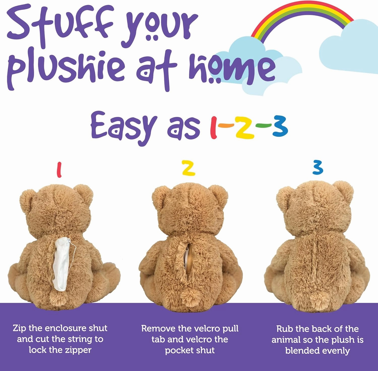 The Bear Factory Ellie The Elephant Plush Toy – 16” Stuffed Animal Soft, Cuddly Elephant for Kids, Toddlers & Baby Gifts | Washable, Child-Safe Material