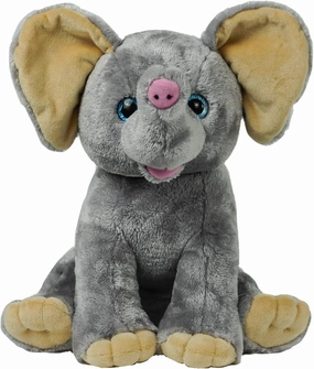 The Bear Factory Ellie The Elephant Plush Toy – 16” Stuffed Animal Soft, Cuddly Elephant for Kids, Toddlers & Baby Gifts | Washable, Child-Safe Material