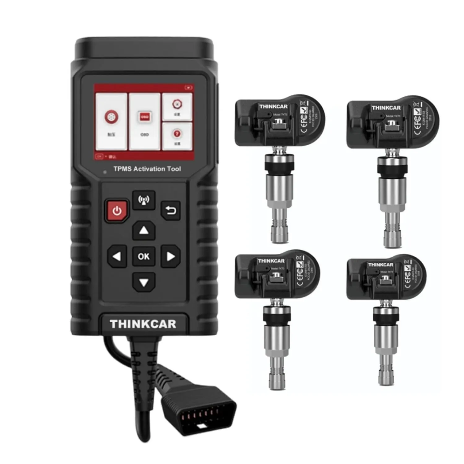 Think-CAR TPMS TP T90 Activation Tire Pressure Detector TPMS Programmer   Thinkcar-S3 TPMS Sensor Tool 315MHz 433MHz 2in1 Update of THINKTPMS G2