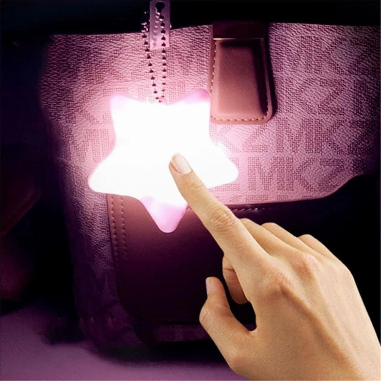Touch Activated Purse Light, Purse Light Handbag Light, Heart Purse Light, Purse Light with Automatic Sensor, Small Portable Glow Purse Light, Mini Touch Purse LED Lamp (c#)