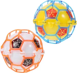 Toyvian 2pcs Music Footballs for Boy Girl Dancing for Birthday Parties Community Gatherings and Festivals Toy No Batteries Required