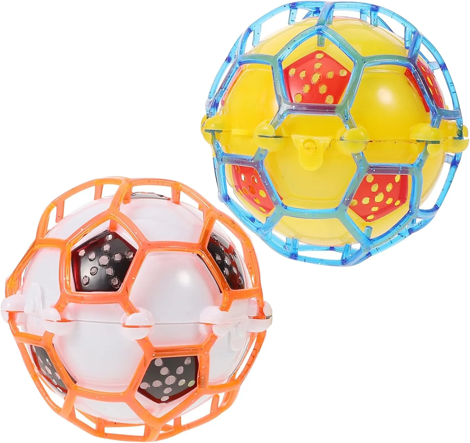 Toyvian 2pcs Music Footballs for Boy Girl Dancing for Birthday Parties Community Gatherings and Festivals Toy No Batteries Required