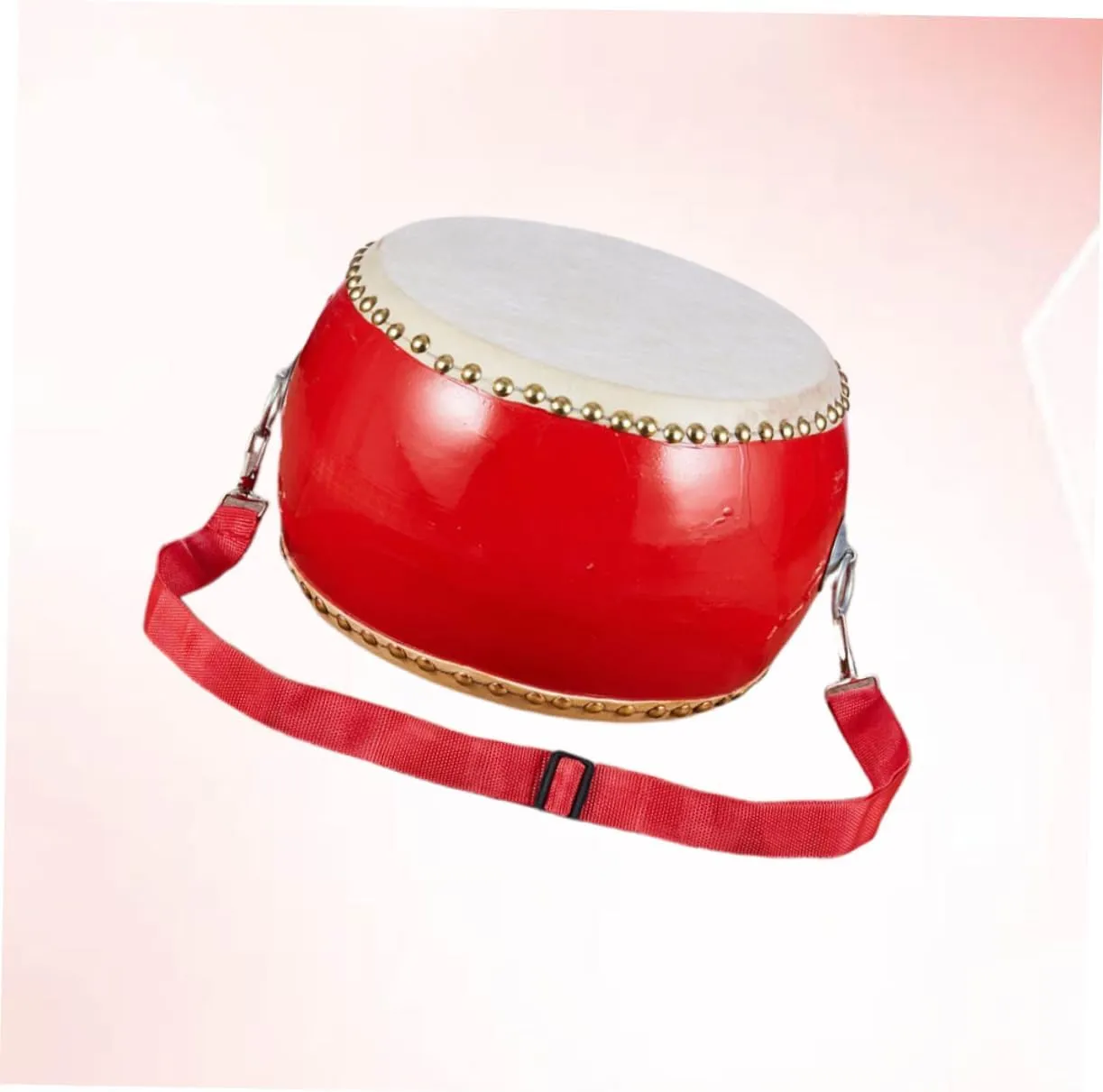 Toyvian Wooden Drum Percussion Instrument for Boys and Girls Music Toy with Sticks and Strap Design for Hand-Eye Coordination Development for Birthdays and Boy Girl Day