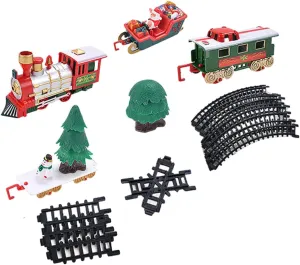 Train Toys for Boys Christmas Train Set Battery Operated Boys and Girls Cognitive Toy