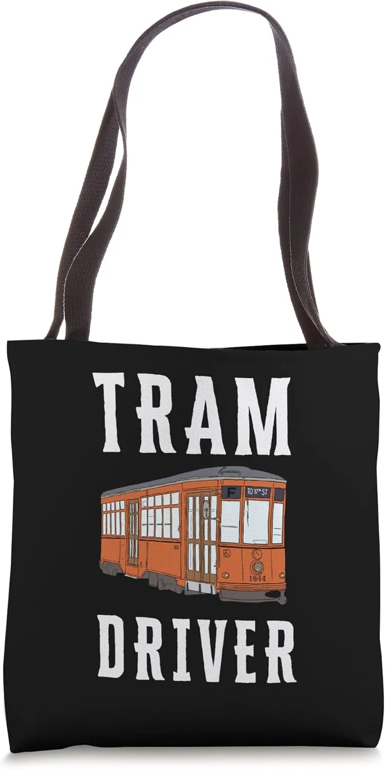 Tram Vehicle Train Streetcar Trolley Cablecar Gondola Tote Bag