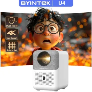 U4 Smart Mini Projector 4K 1080P Android WIFI for Home Cinema