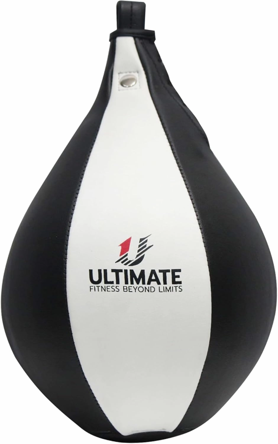 Ultimate Fitness Speed Bag - Boxing Leather MMA Muay Thai Training Punching Dodge Workout Speedball Kicking Striking Ball Kit with Hanging Swivel, Neddle, Screw Set
