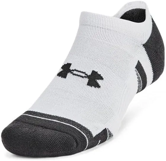 Under Armour 1386243-101-XL Unisex UA Perf Tech 6pk NS WHT XL