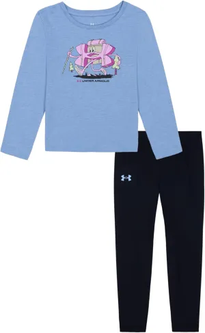 Under Armour Girls' Long Sleeve Shirt, Crewneck, Lightweight and Breathable