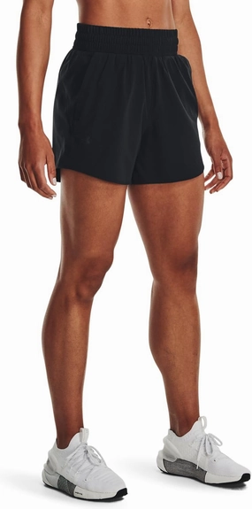 Under Armour 1376933-1-SM Women's UA Vanish 5' Shorts Black SM