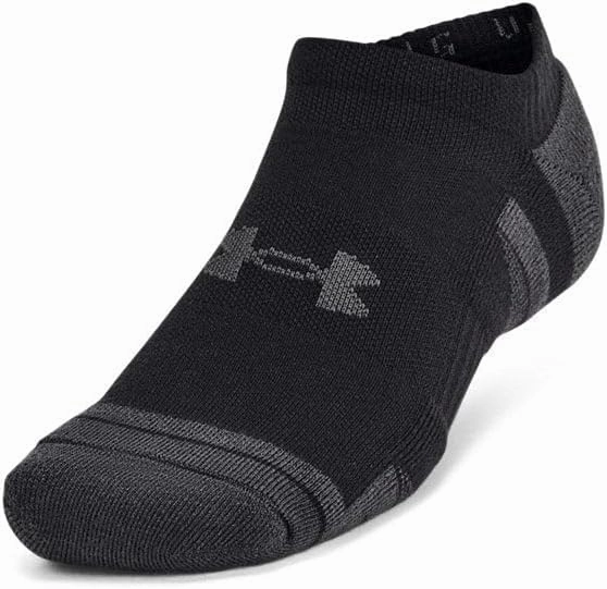 Under Armour 1386243-3-MD Unisex UA Perf Tech 6pk NS Black MD
