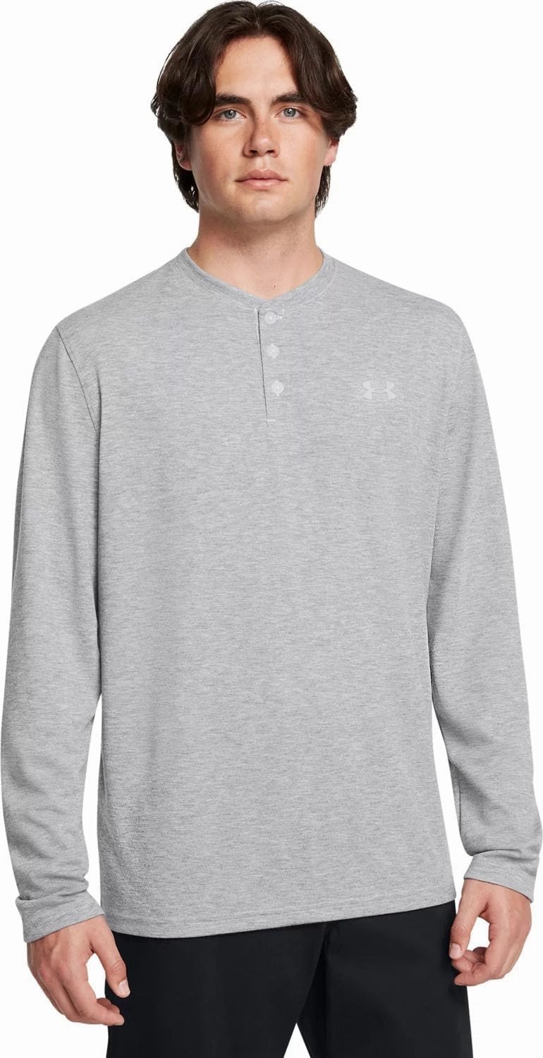 Under Armour 1386997-14-XXL UA M CGI Henley Halo Gray XXL