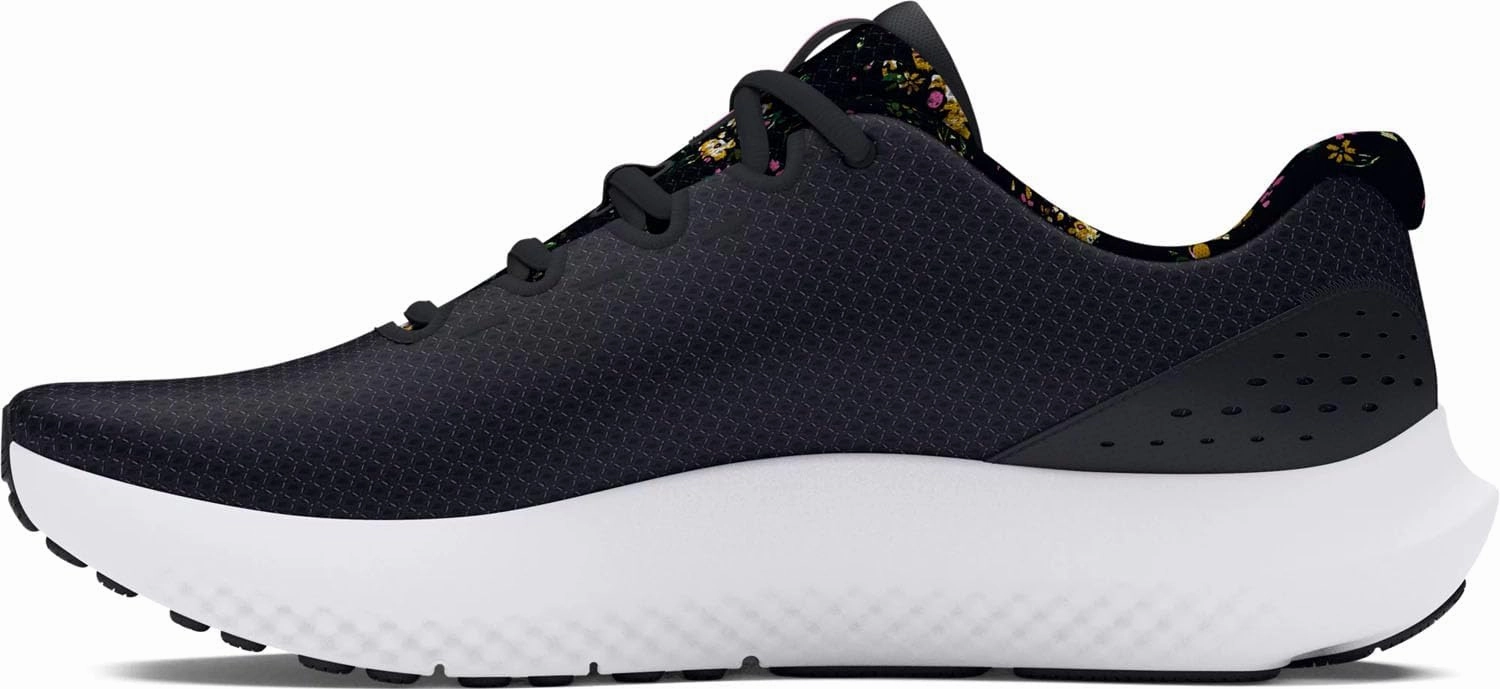 Under Armour 3027942-1-9.5 UA W Charged Surge 4 Print Black 9.5
