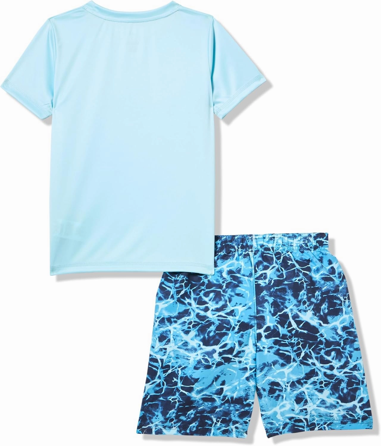 Under Armour Boys Swim Volley Set, Sleeve Shirt & Matching Shorts, Lightweight & Breathable