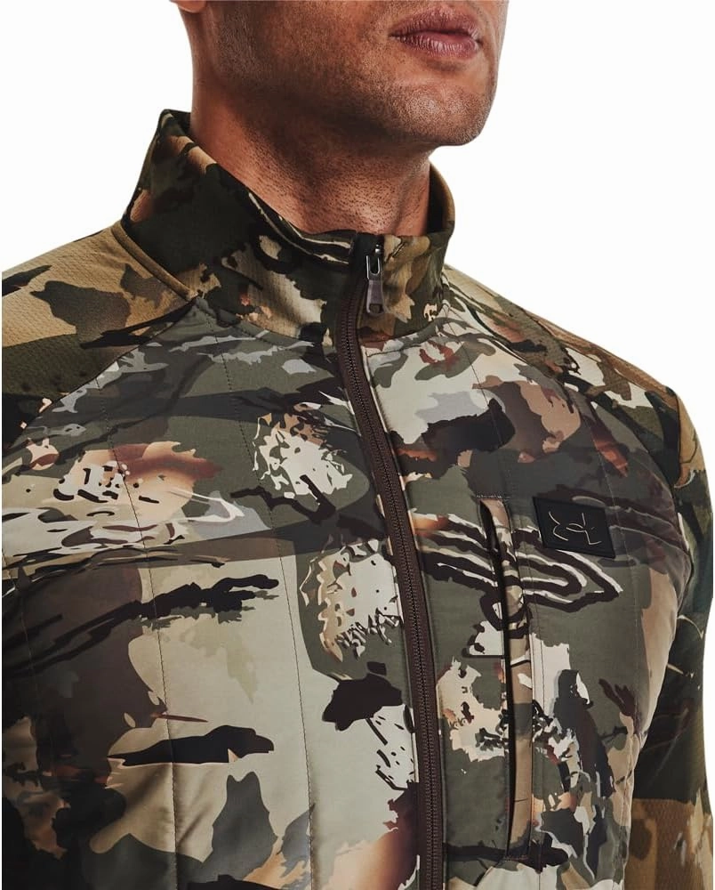 Under Armour Mens Sprint Hybrid Camo Jacket | Lightweight Insulated Hunting Jacket for Men | Camouflage Mid-Layer