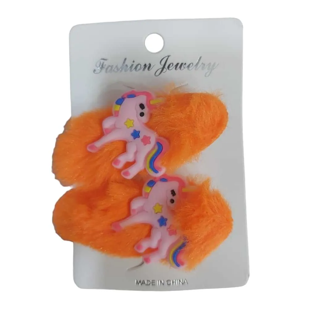 Unicorn Fluffy Hairpins S-0